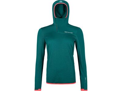 Ortovox Merino Fleece Light Grid SN Hoody W pacific green