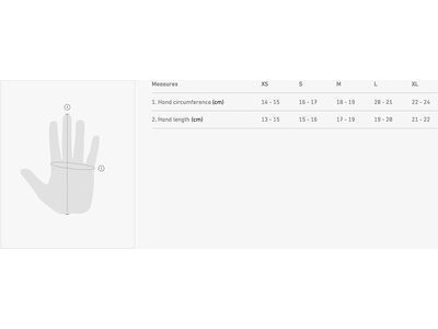 Norrona lofoten dri1 PrimaLoft170 Short Gloves, phantom - Bild 2