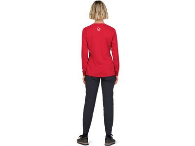 Norrona fjørå equaliser lightweight Long Sleeve W's, aura orange - Bild 4