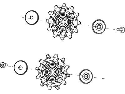 SRAM Schaltrollen für Rival AXS