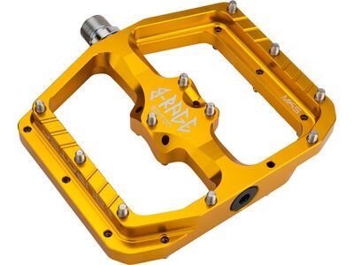 Burgtec Penthouse Flat MK5 Pedals B-Rage Edition, burgtec bullion gold - Bild 2