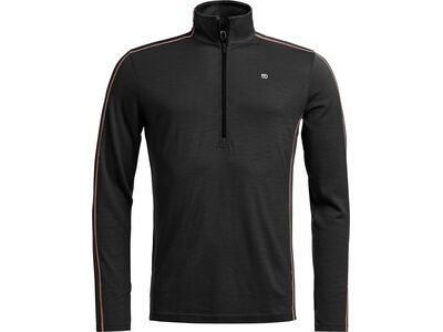 Ortovox 185 Rock'n'wool Zip Neck M, black raven - Bild 1