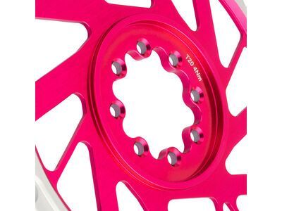 Burgtec 3 mm Offset Thick Thin Chainring SRAM 8-Bolt, toxic barbie pink - Bild 11