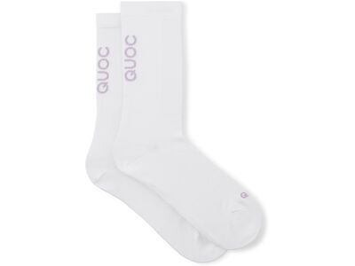 Quoc Performance Road Sock 2, white - Bild 1