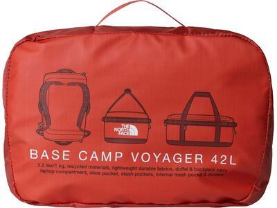 The North Face Base Camp Voyager Duffel 42L, mars dust/sumac - Bild 5