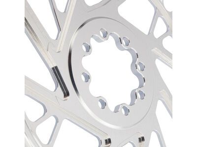 Burgtec 3 mm Offset Thick Thin Chainring SRAM 8-Bolt, rhodium silver - Bild 10