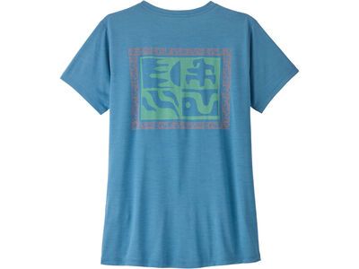 Patagonia Women's Capilene Cool Daily Shirt - Mother Rays, shore blue/light shore blue x-dye - Bild 2