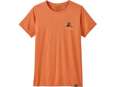 Patagonia Women's Capilene Cool Daily Graphic Shirt - Lands rock melon x-dye