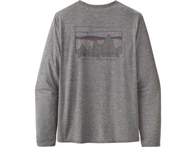 Patagonia Men's Long-Sleeved Capilene Cool Daily Graphic Shirt '73 Skyline, feather grey - Bild 2