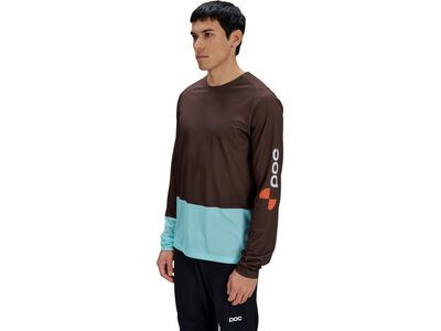 POC M's Motion Air Long Sleeve MTB Jersey, bronzite brown/lazurite blue - Bild 3