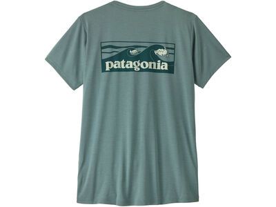 Patagonia Women's Capilene Cool Daily Shirt - Boardshort Logo, blue sage/light blue sage x-dye - Bild 2