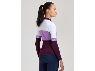 Le Col Womens Sport Tricolour Long Sleeve Jersey, purple/orchid/white - Bild 4