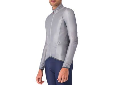 Castelli Aria Shell 2 Jacket silver gray/dark gray
