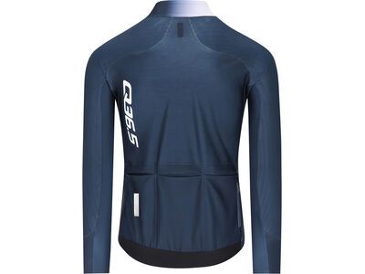 Q36.5 Gregarius Hybrid Collar Fade Long Sleeve Jersey, nautica blue - Bild 2