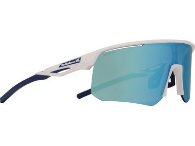 Red Bull Spect Eyewear Riddle, Smoke-Blue Mirror / matt white