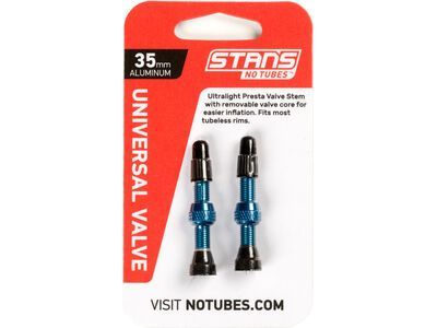 Stan's NoTubes Universal Alloy Valve - 35 mm, blue - Bild 2