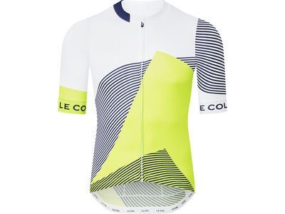 Le Col Sport Lightweight Jersey, white/lime