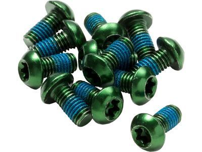 Reverse Disc Rotor Bolts, green