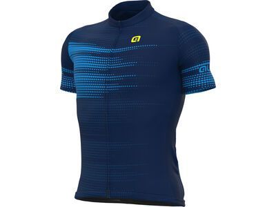 Ale Solid Turbo Short Sleeve Jersey, blue