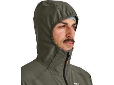 Ortovox Merino Airsolation Punta Berrino Hooded Jacket M, black raven - Bild 3