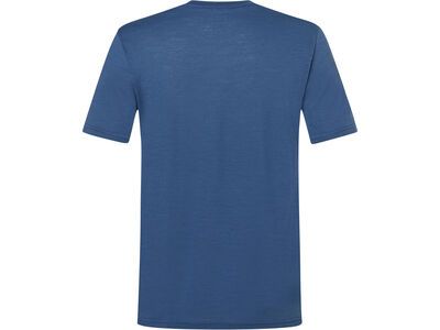 super.natural Wander Wheel Tee Herren, ocean blue/dried tobacco - Bild 2