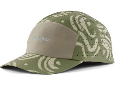 Patagonia Ultra Lightweight Ridge Hat Sand Waves, caper green - Bild 1