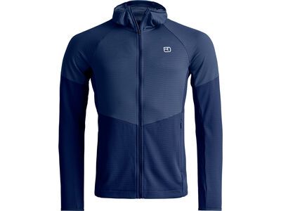 Ortovox Merino Fleece Light Grid Hoody M deep ocean