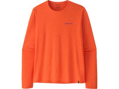 Patagonia Men's Long-Sleeved Capilene Cool Daily Shirt - Boardshort Logo, orange peel/light orange peel x-dye - Bild 1