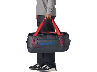 Patagonia Black Hole Duffel 55L, smolder blue w/amanita red - Bild 4
