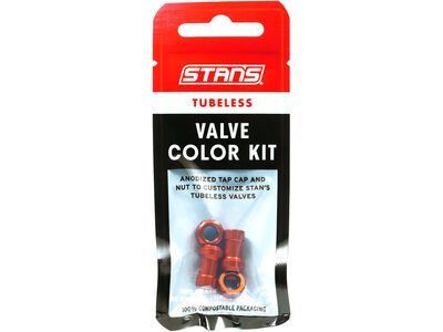 Stan's NoTubes Tubeless Valve Color Kit, orange - Bild 3