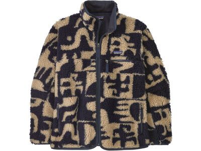 Patagonia Natural Blend Retro Cardigan Mother Tree, oar tan