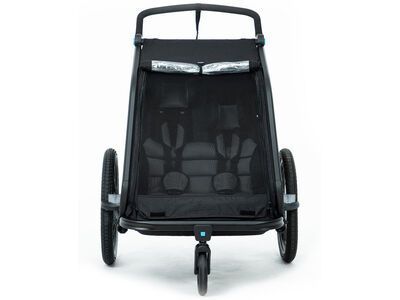 Cube Kinder Fahrradanhänger Double CMPT, black - Bild 4