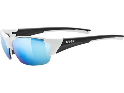 uvex blaze III - Mirror Blue, white black mat