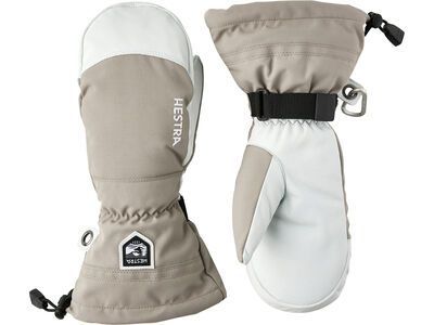 Hestra Army Leather Heli Ski Mitt, khaki