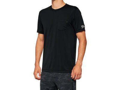 100% Mission Athletic T-Shirt, black