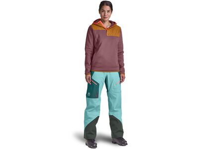 Ortovox Merino Fleece Plus Anorak W, mountain rose - Bild 3