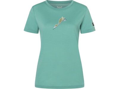 super.natural Duck Dive Tee Damen, lagoon green/various - Bild 1