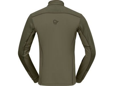 Norrona lofoten warm2 Jacket M's, olive night/deep lichen green - Bild 3