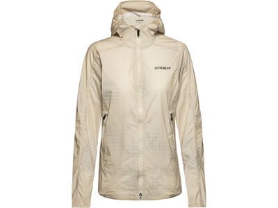 GOREWEAR Fernflow Haze Windbreaker mit Kapuze Damen, arrow tech beige/lab gray - Bild 1