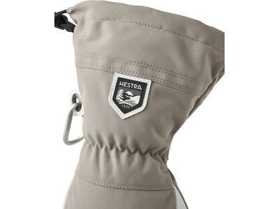 Hestra Army Leather Heli Ski 5 Finger, khaki - Bild 4