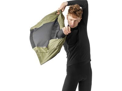 GripGrab PACR Windproof Lightweight Vest, olive green - Bild 7