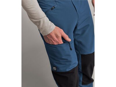 Ortovox Ortler Softshell Pants M, blue nunatak - Bild 7