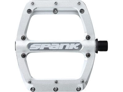 Spank Spoon Reboot Flat Pedal - S raw silver