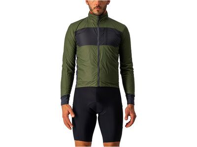 Castelli Unlimited Puffy Jacket, military green/dark gray