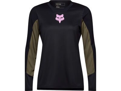 Fox Womans Defend LS Jersey Park, black