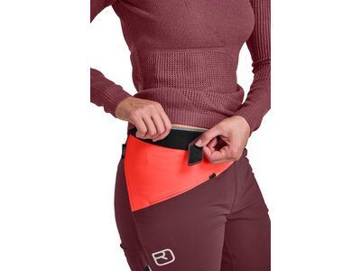 Ortovox Merino Naturtec Light Col Becchei Pants W, winetasting - Bild 3