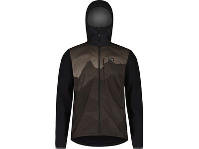Maloja BeifussM. Printed deep black mountain range