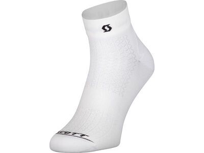 Scott Performance Quarter Socks, white/black