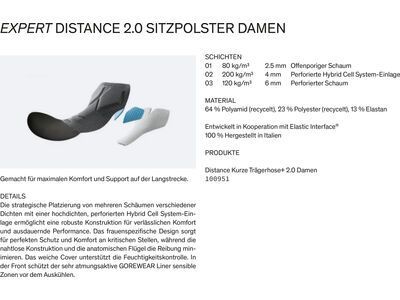 GOREWEAR Distance kurze Trägerhose 2.0 Damen, black - Bild 4