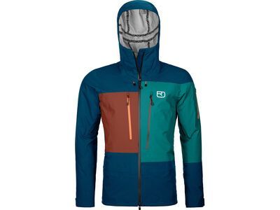 Ortovox 3L Deep Shell Jacket M, petrol blue